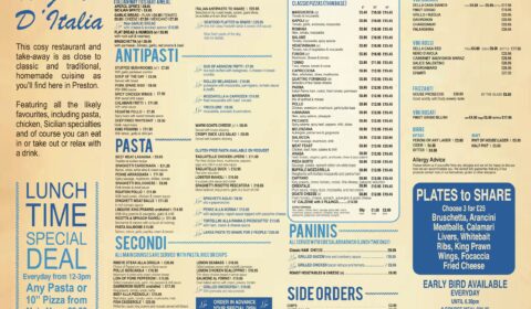 Il Gusto D'Italia Menu - Ashton-On-Ribble