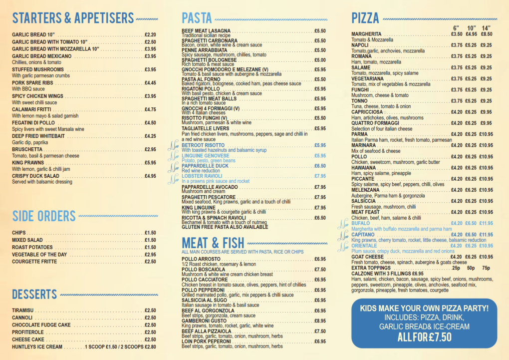 Ashton-on-Ribble – Take Away – Il Gusto d'Italia